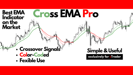 "Cross EMA Pro" logo